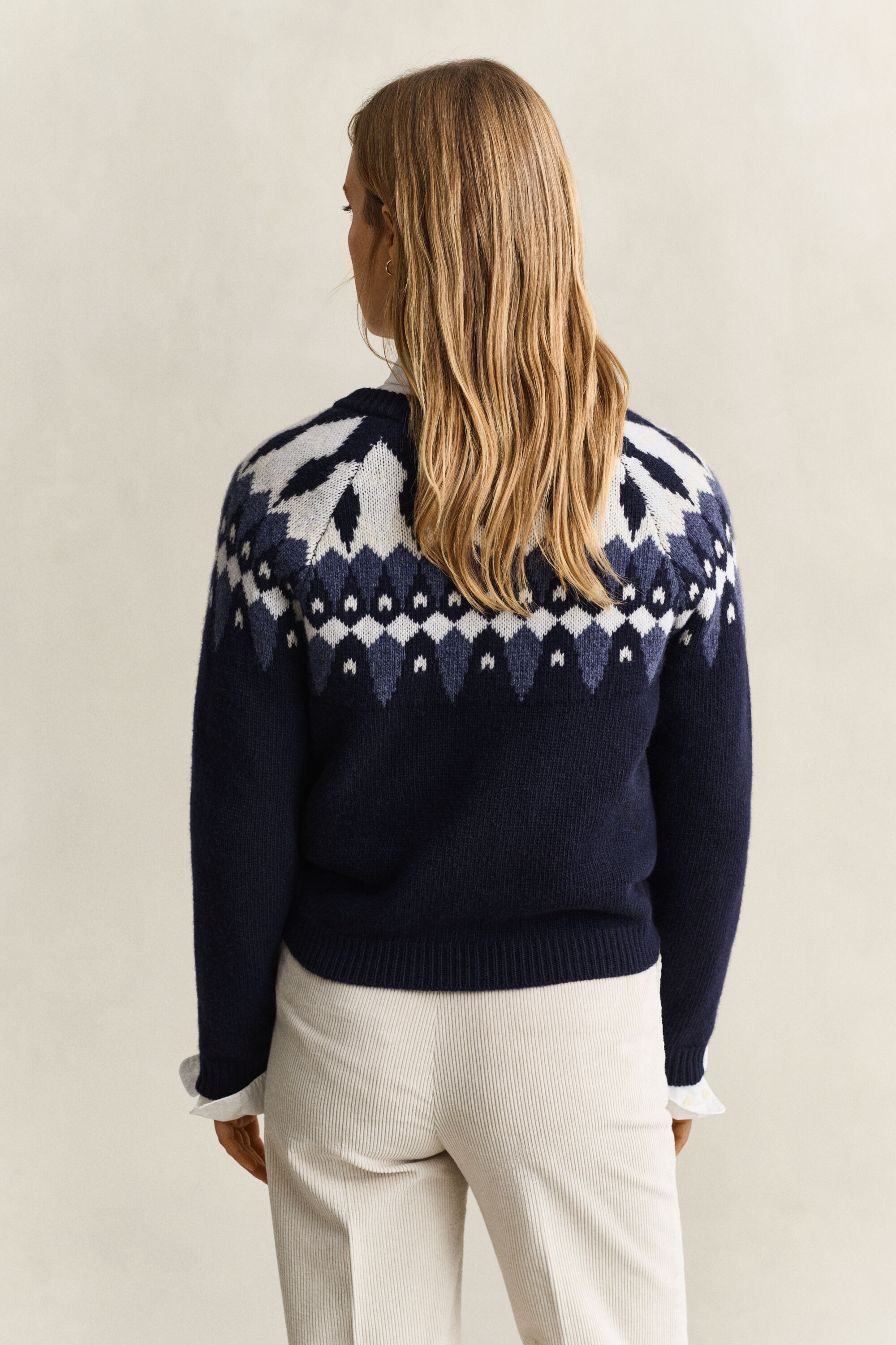 Wollen Fair Isle-vest