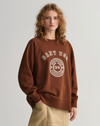 Oversized GANT USA sweatshirt met ronde hals