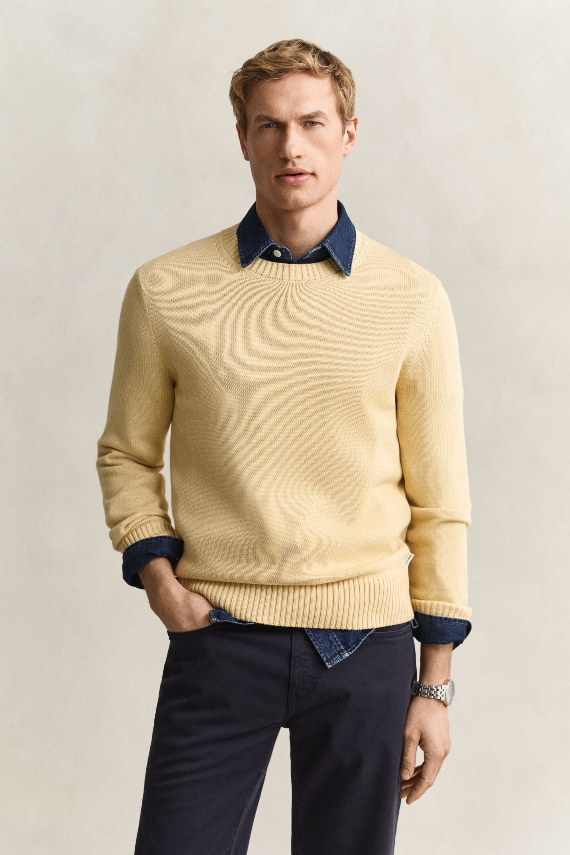 Sweater van Supima-katoen