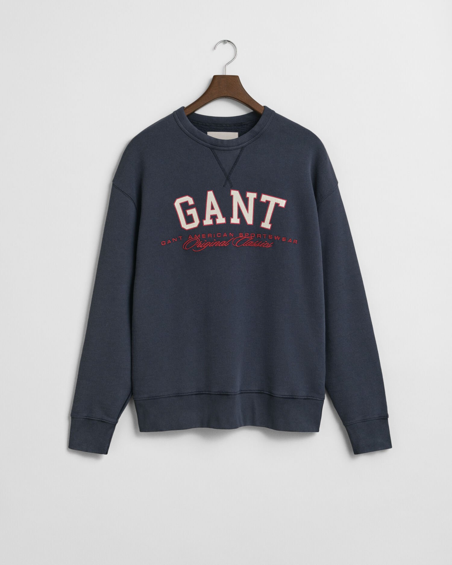 Graphic sweatshirt met ronde hals in collegestijl