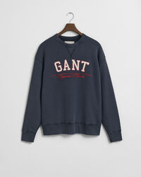 Graphic sweatshirt met ronde hals in collegestijl