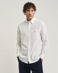 Seasonal Essential Regular Fit Archive Shield Oxford-overhemd