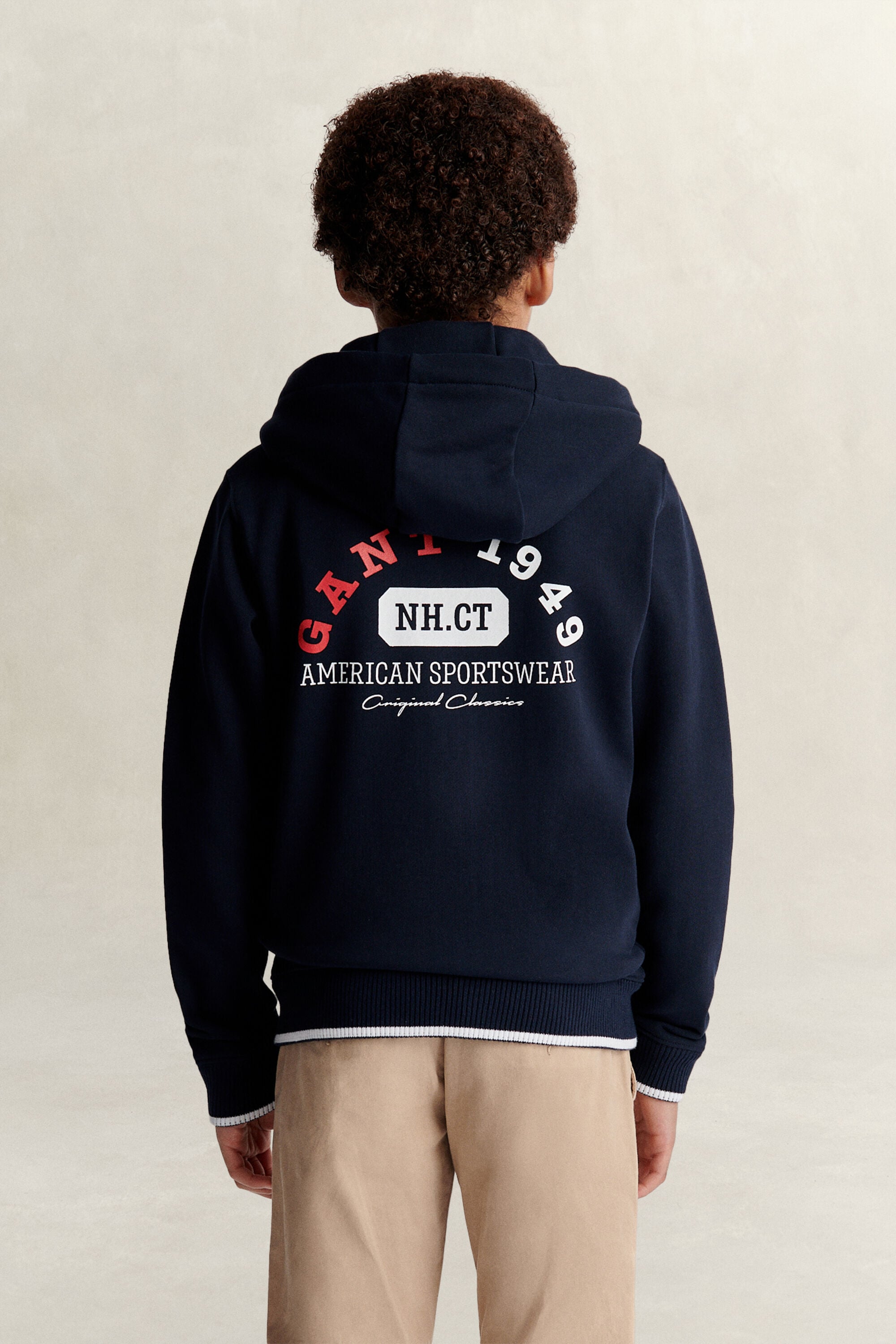 Teen Boys Graphic hoodie met rits