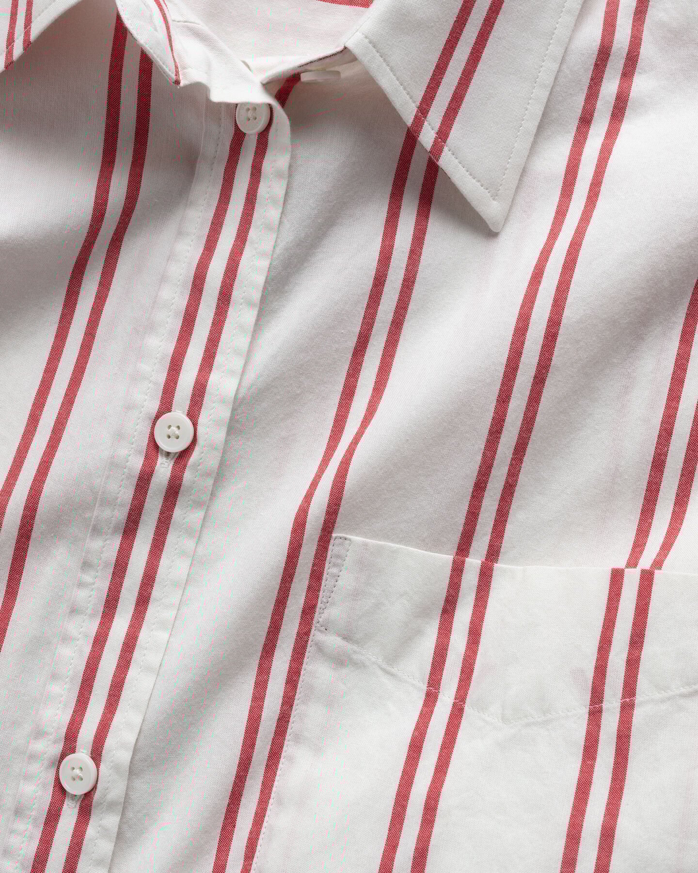 Oversized gestreept overhemd