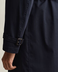 Trenchcoat van katoenmix