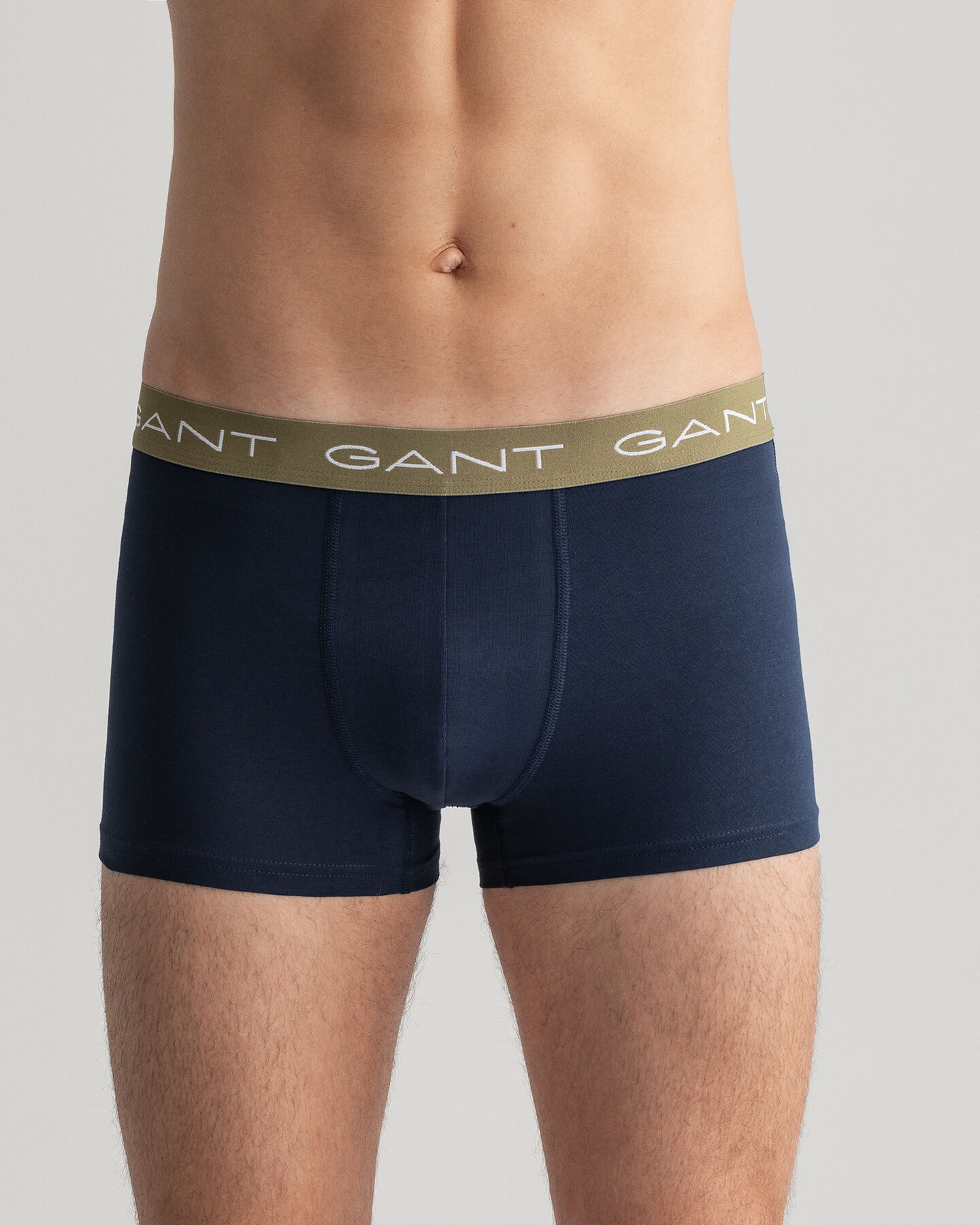 Set van drie boxershorts met rugbystrepen