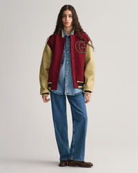 Gewatteerde Mix GANT Varsity Jacket