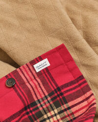 Relaxed Fit gewatteerd overshirt met ruitje