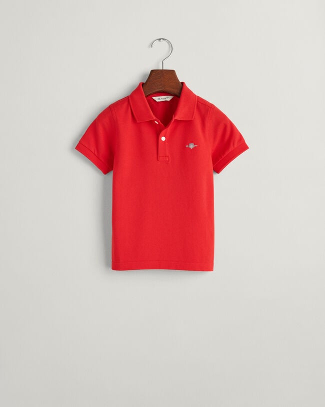 Kids Shield piqu&eacute; poloshirt