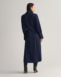 Slim Fit jurk met brede manchetten