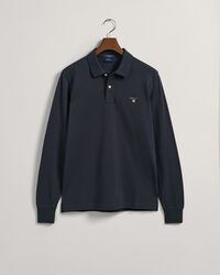 Original piqué poloshirt met lange mouwen