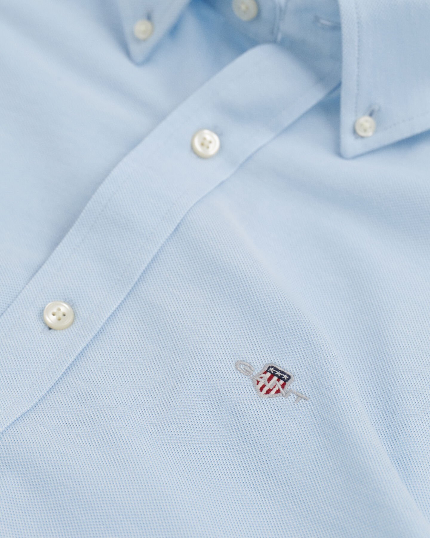 Regular Fit piqué overhemd van jersey