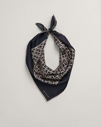 G Patterned zijden sjaal