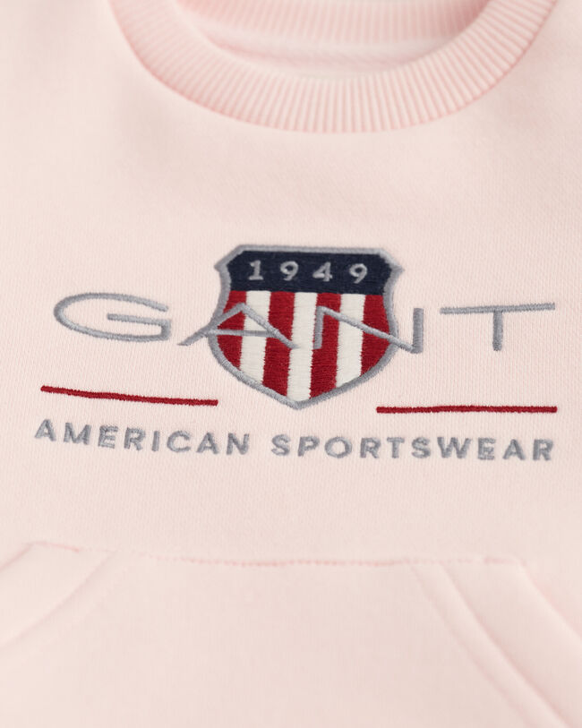 Baby Archive Shield sweatshirt met ronde hals