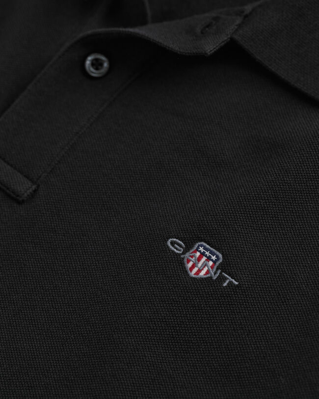 Regular Fit Shield piqué poloshirt