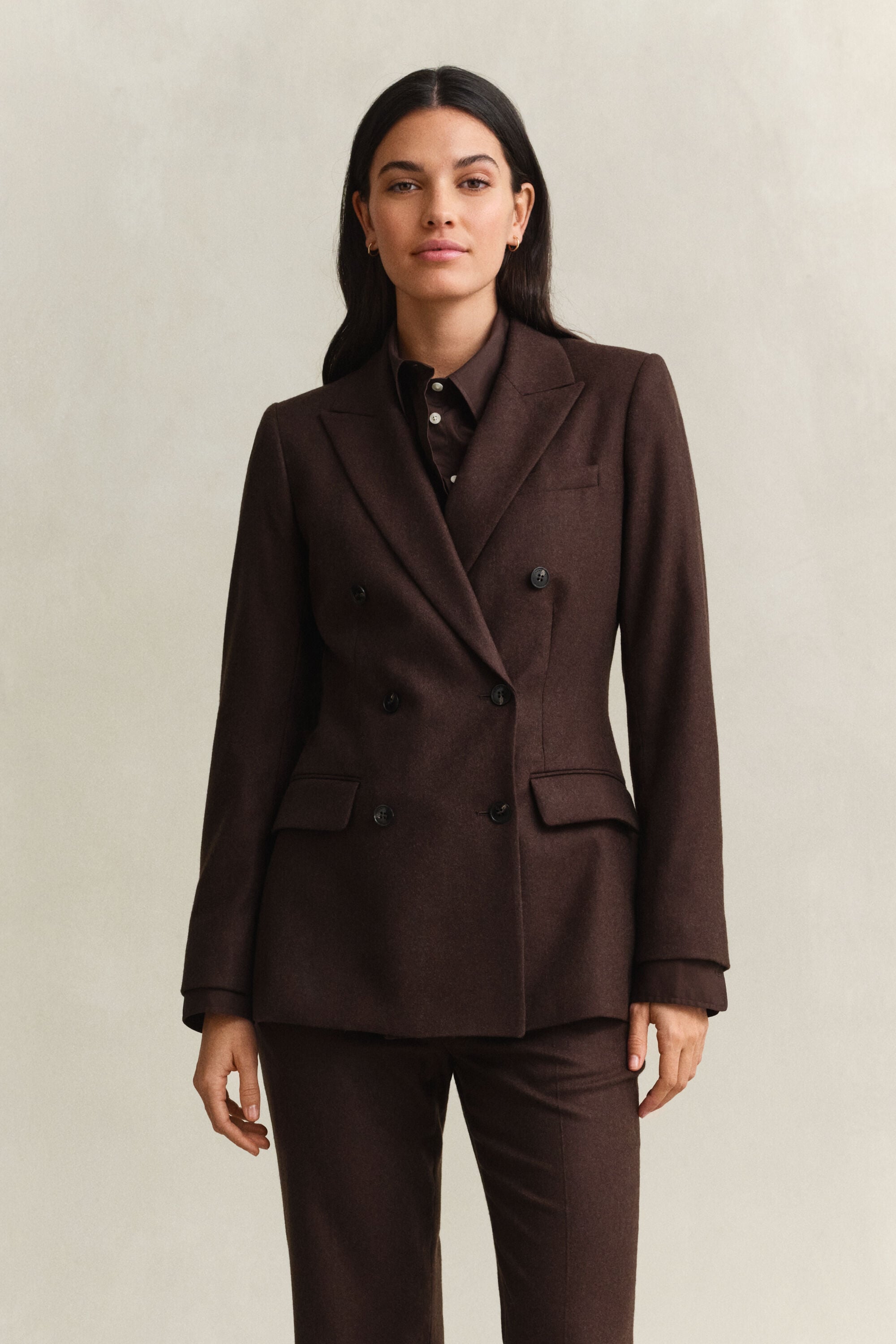 Flanellen blazer