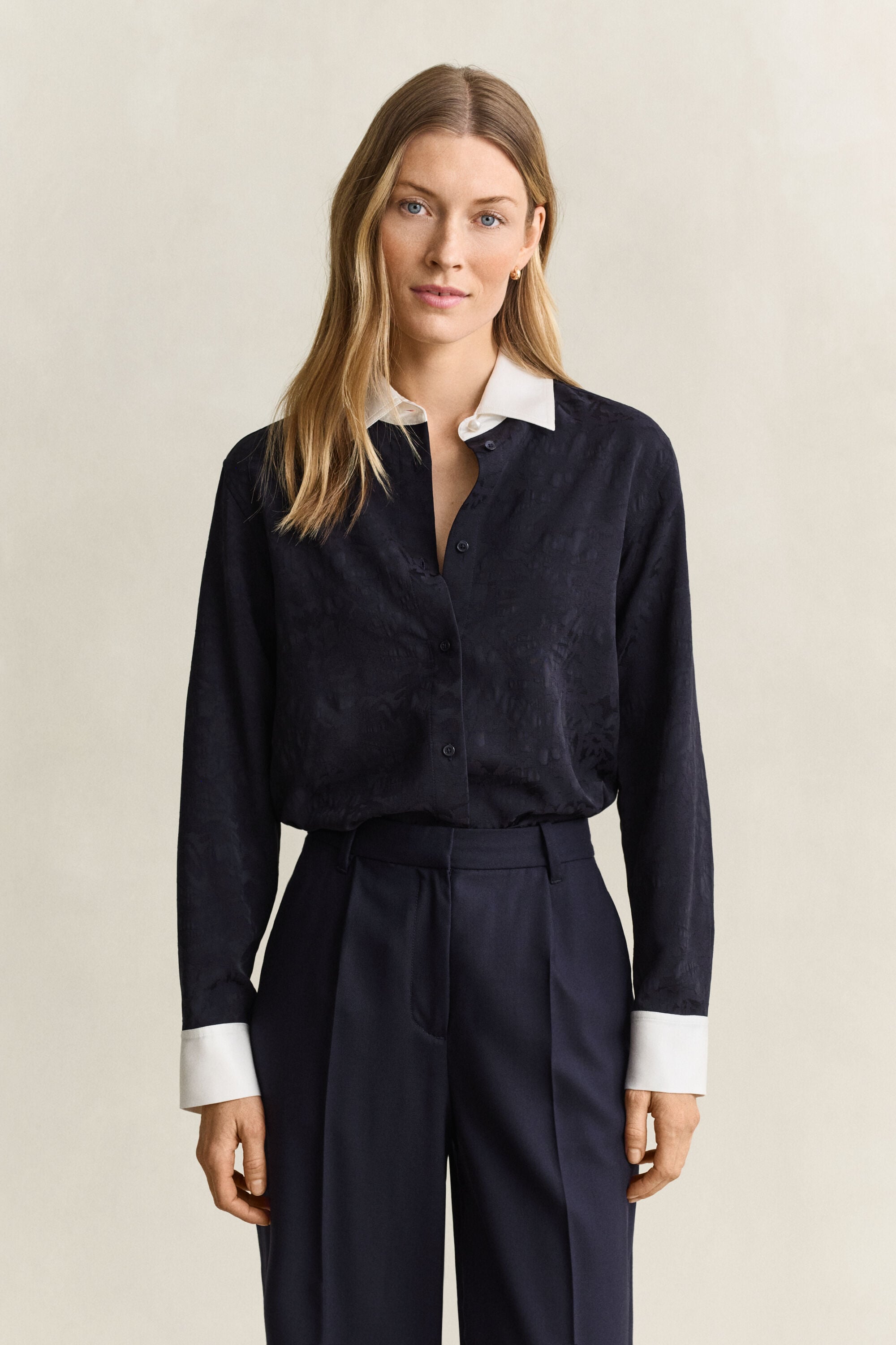Jacquard overhemd
