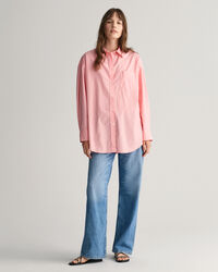 Oversized overhemd van poplin