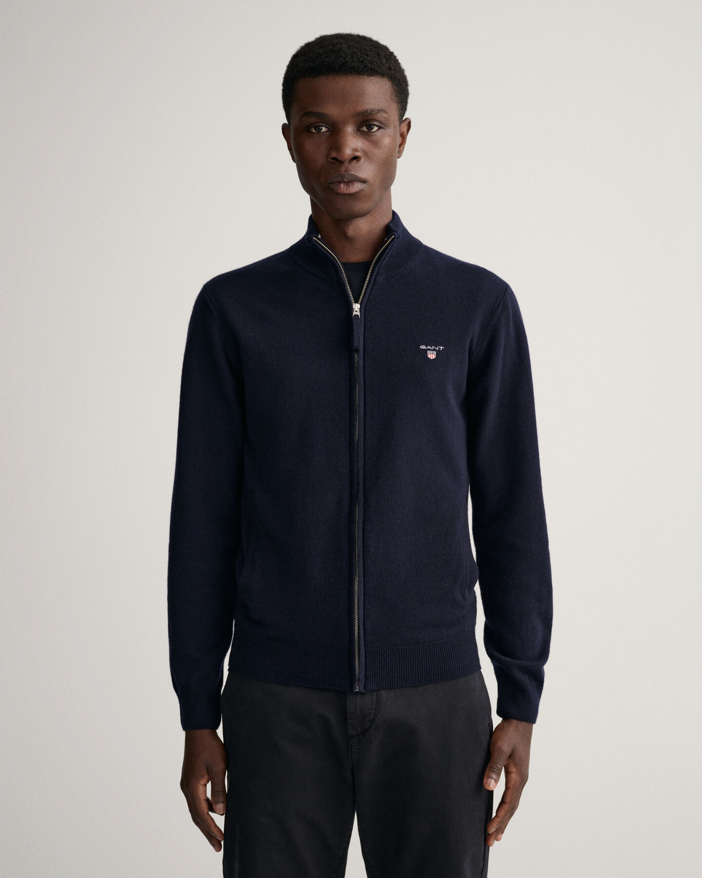 Vest met ritssluiting van buitengewoon zachte lamswol