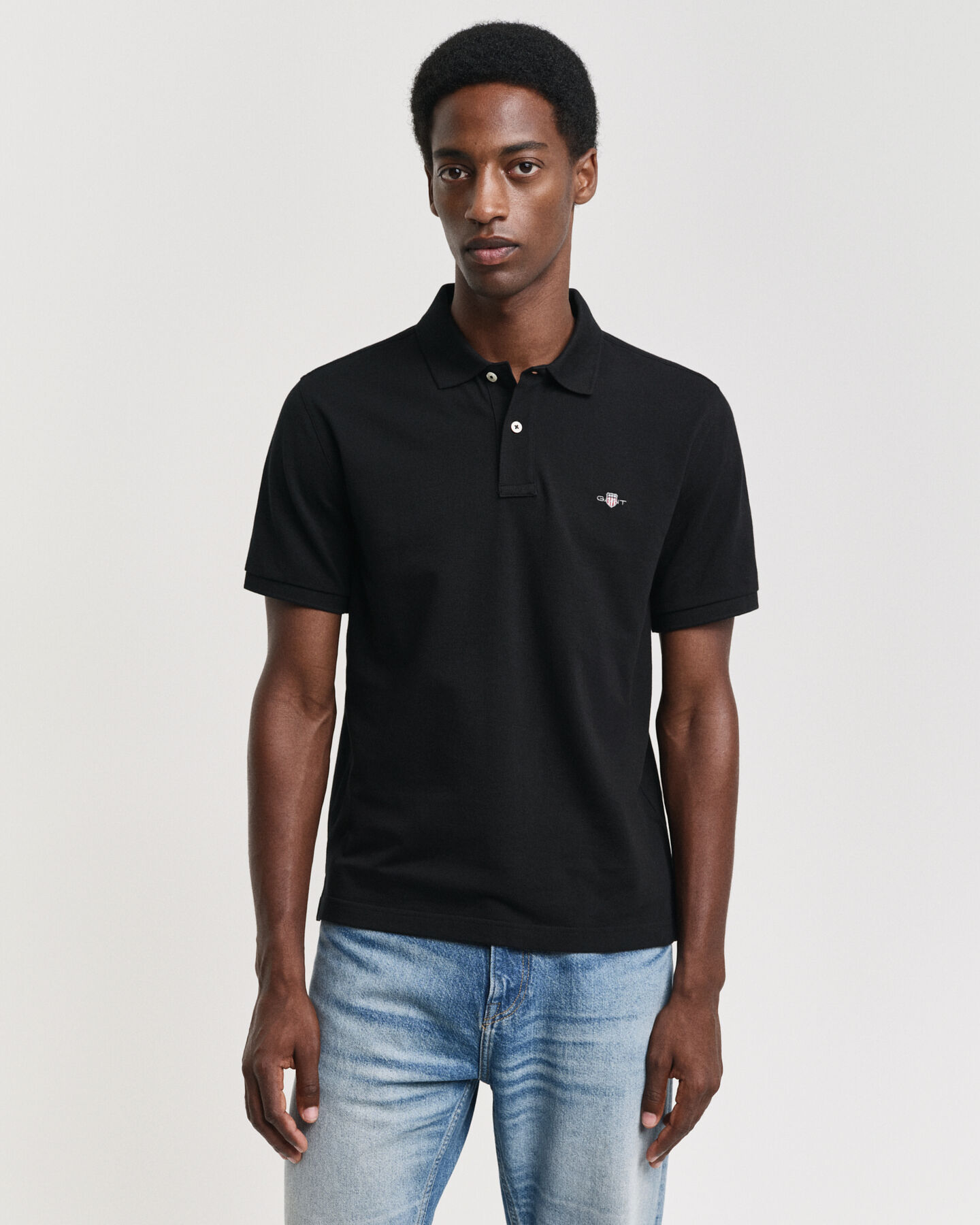 Seasonal Essential poloshirt met Archive Shield-borduursel