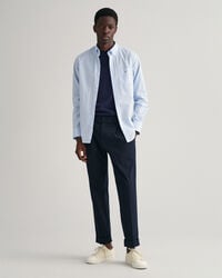 Regular Fit poplin overhemd met Gingham-ruitje