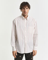 Relaxed Fit Striped Heritage Poplin overhemd