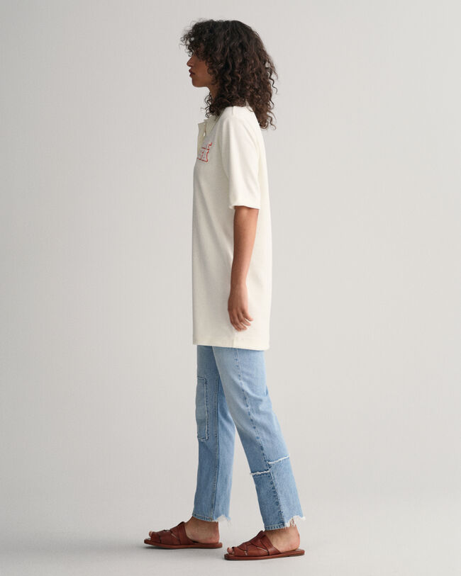 Polojurk van badstof