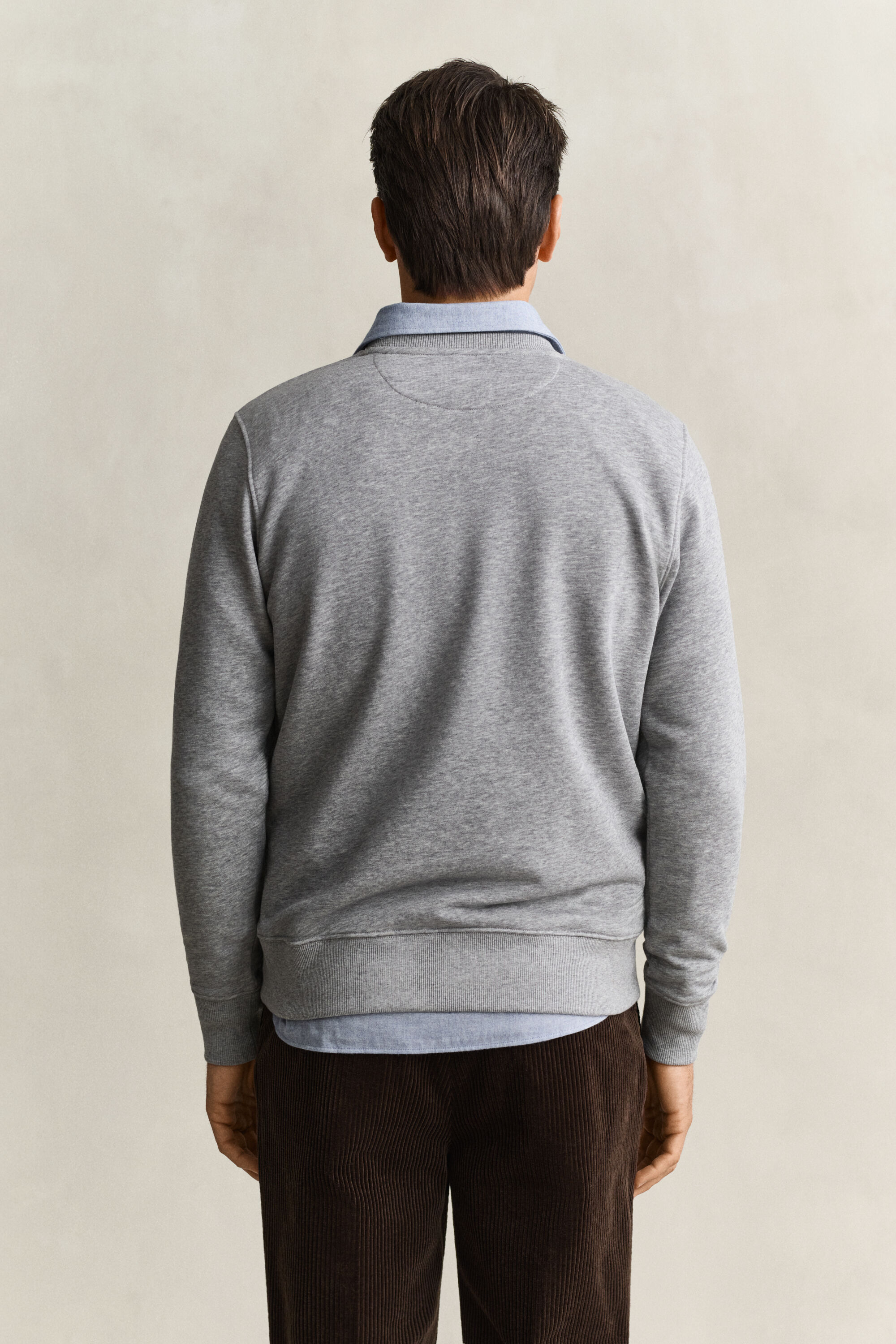 Shield sweatshirt met ronde hals