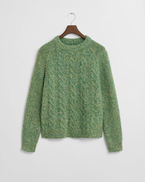 Kabeltrui met ronde hals