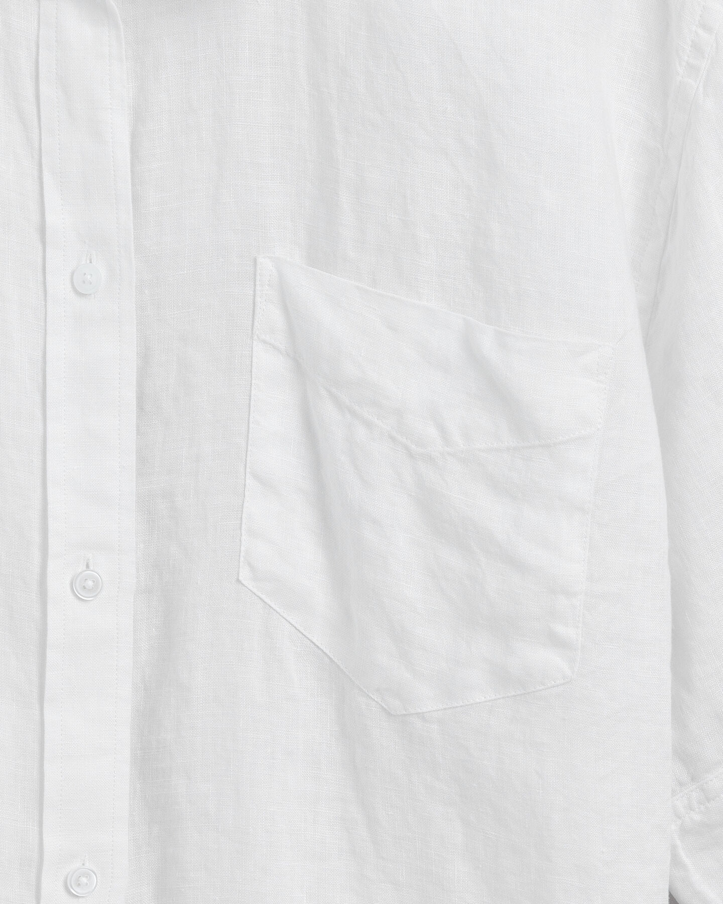 Regular Fit overhemd met korte mouwen van linnen en chambray