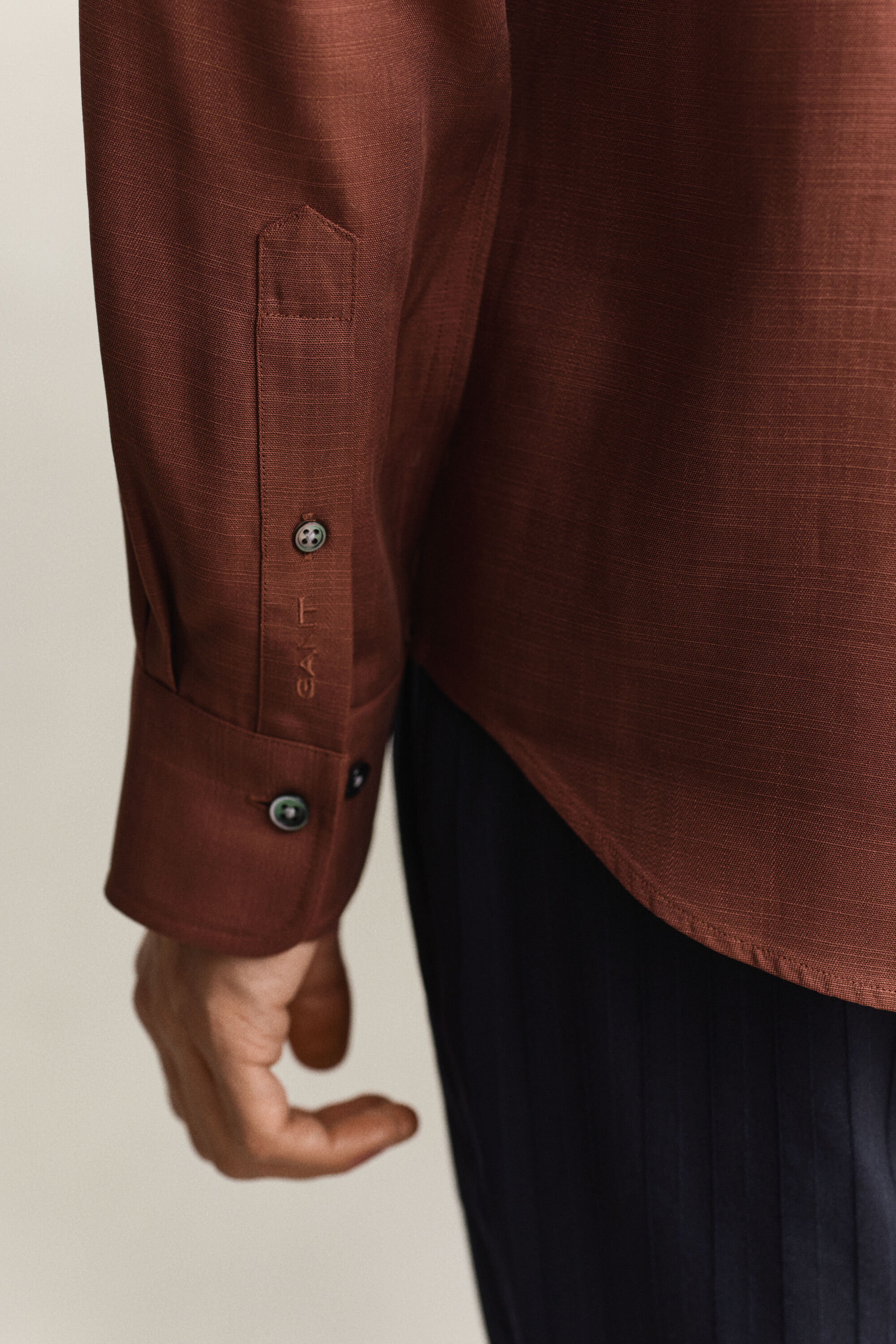 Overoverhemd van lyocell