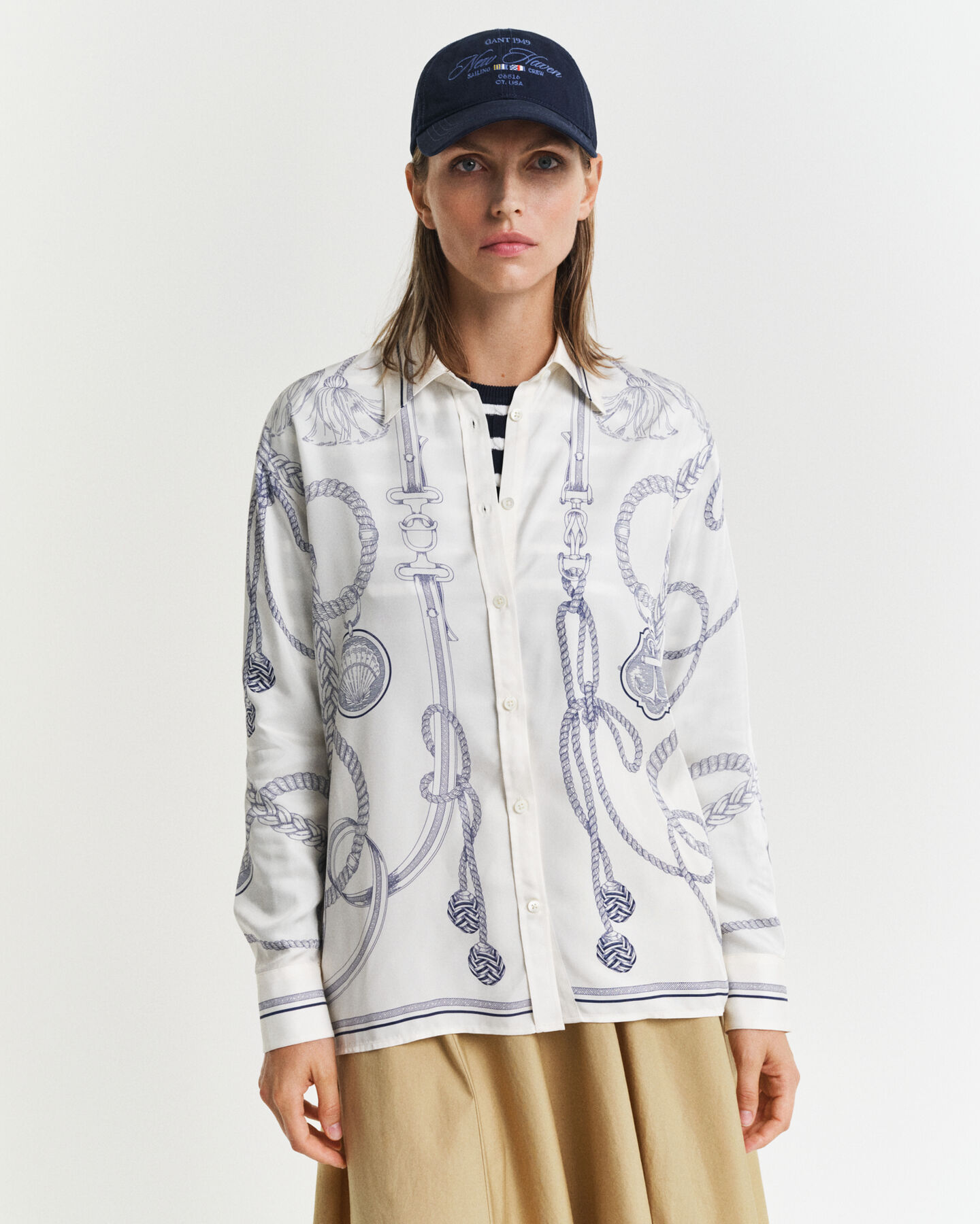 Relaxed Fit Sailing Print overhemd