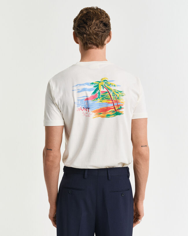 GANT USA Sailing Print Graphic T-shirt
