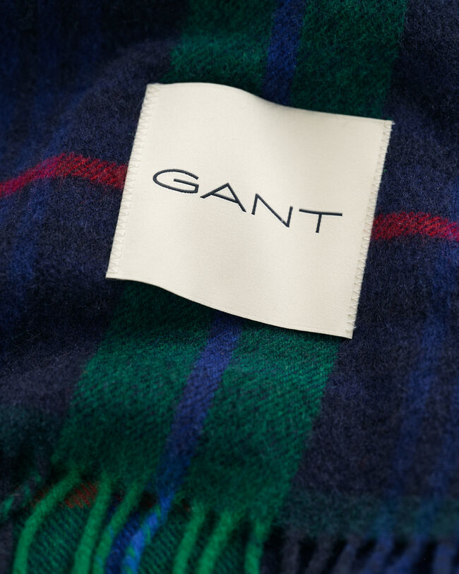 Geruite sjaal van kasjmiermix