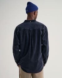 Relaxed Fit sterk verwassen corduroy overhemd