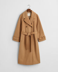 Wollen trenchcoat