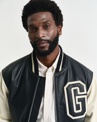 Leren GANT Varsity Jacket