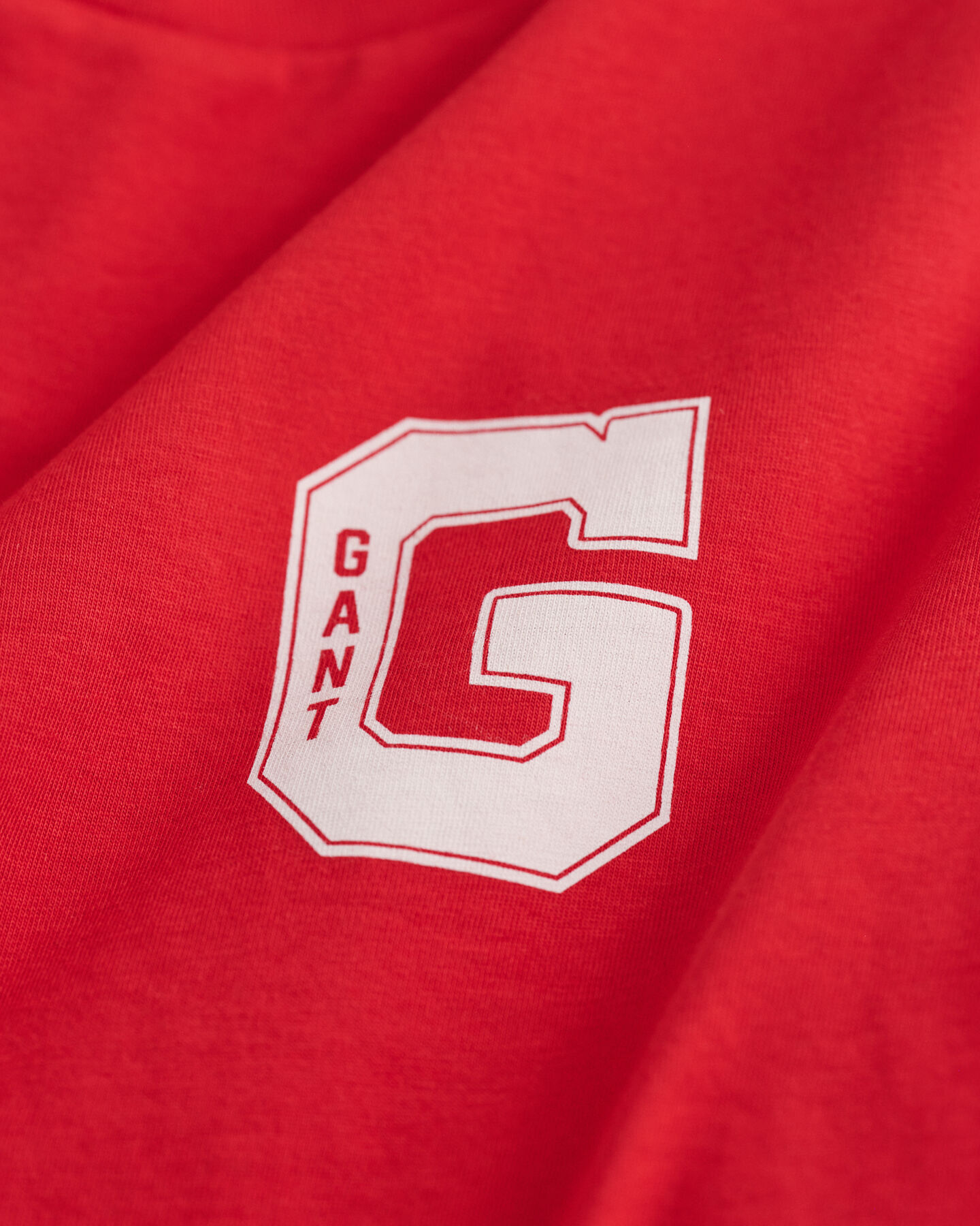 G T-shirt met ronde hals en lange mouwen