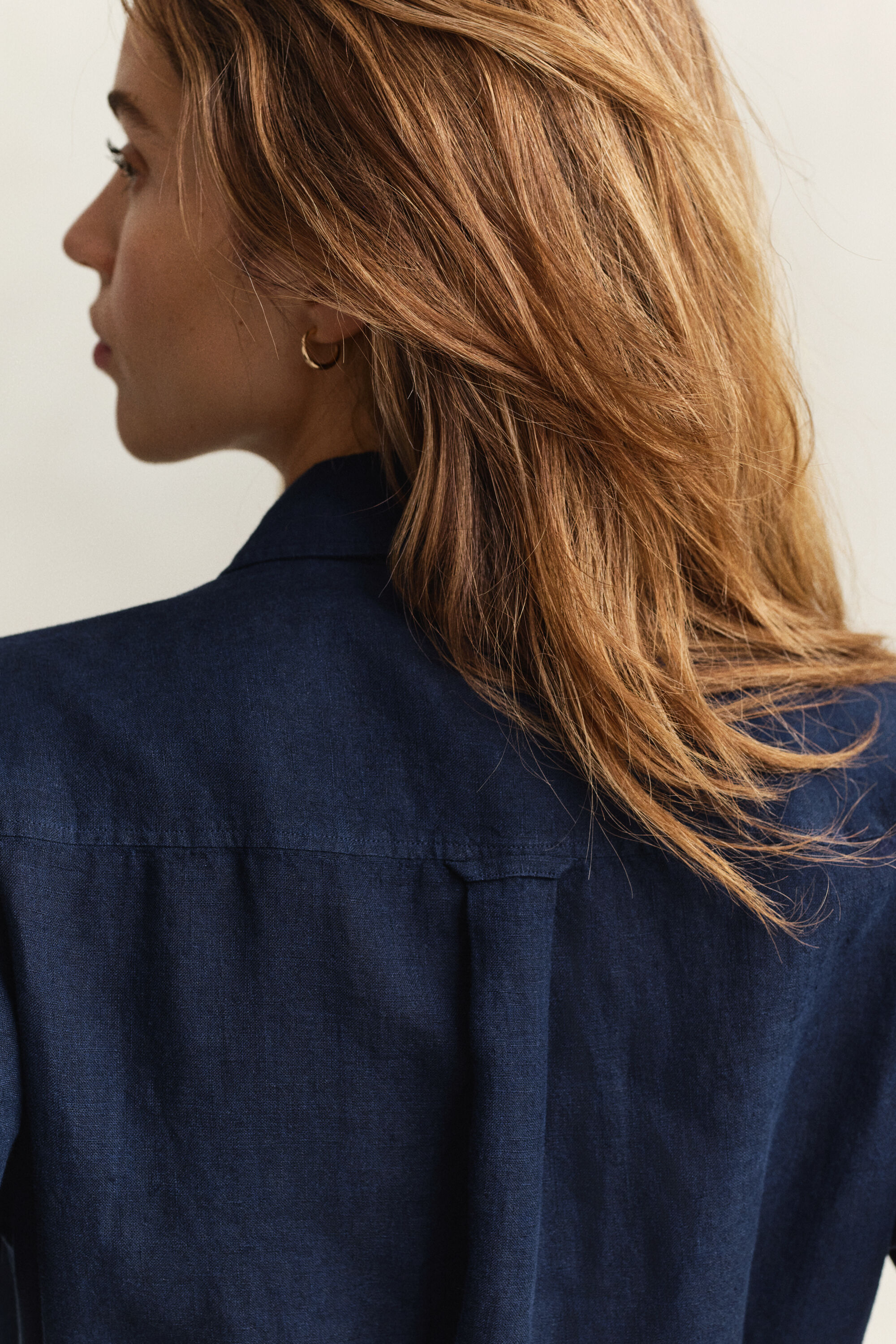 Linnen overoverhemdjurk