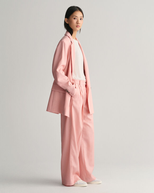 Relaxed Fit broek met wijde pijpen