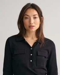 Slim Fit poloshirt van jersey