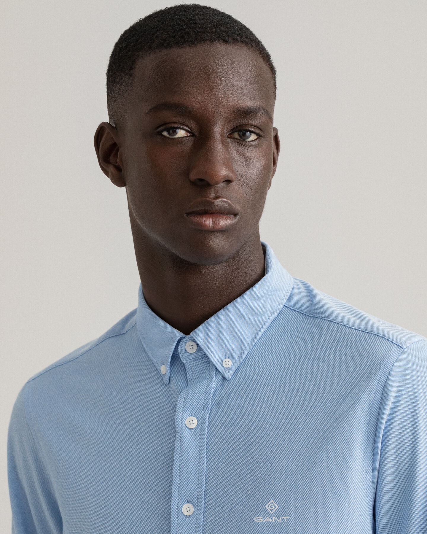 Slim Fit Tech Prep™ piqué overhemd