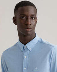 Slim Fit Tech Prep™ piqué overhemd