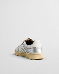 Cuzima metallic leren sneakers