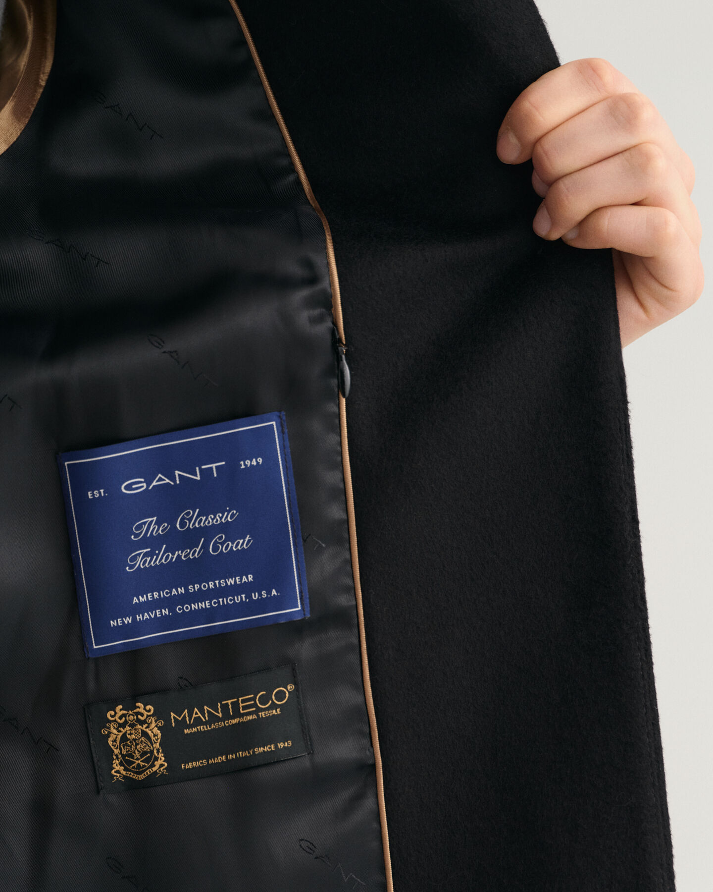 Getailleerde jas van wolmix