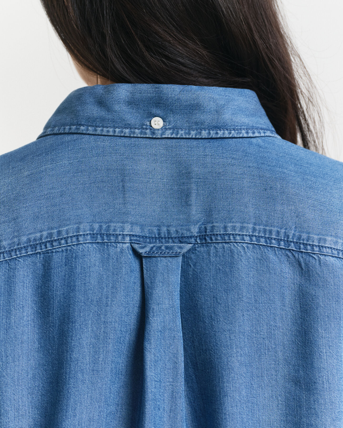 Relaxed Fit indigo overhemd