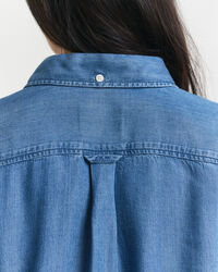 Relaxed Fit indigo overhemd