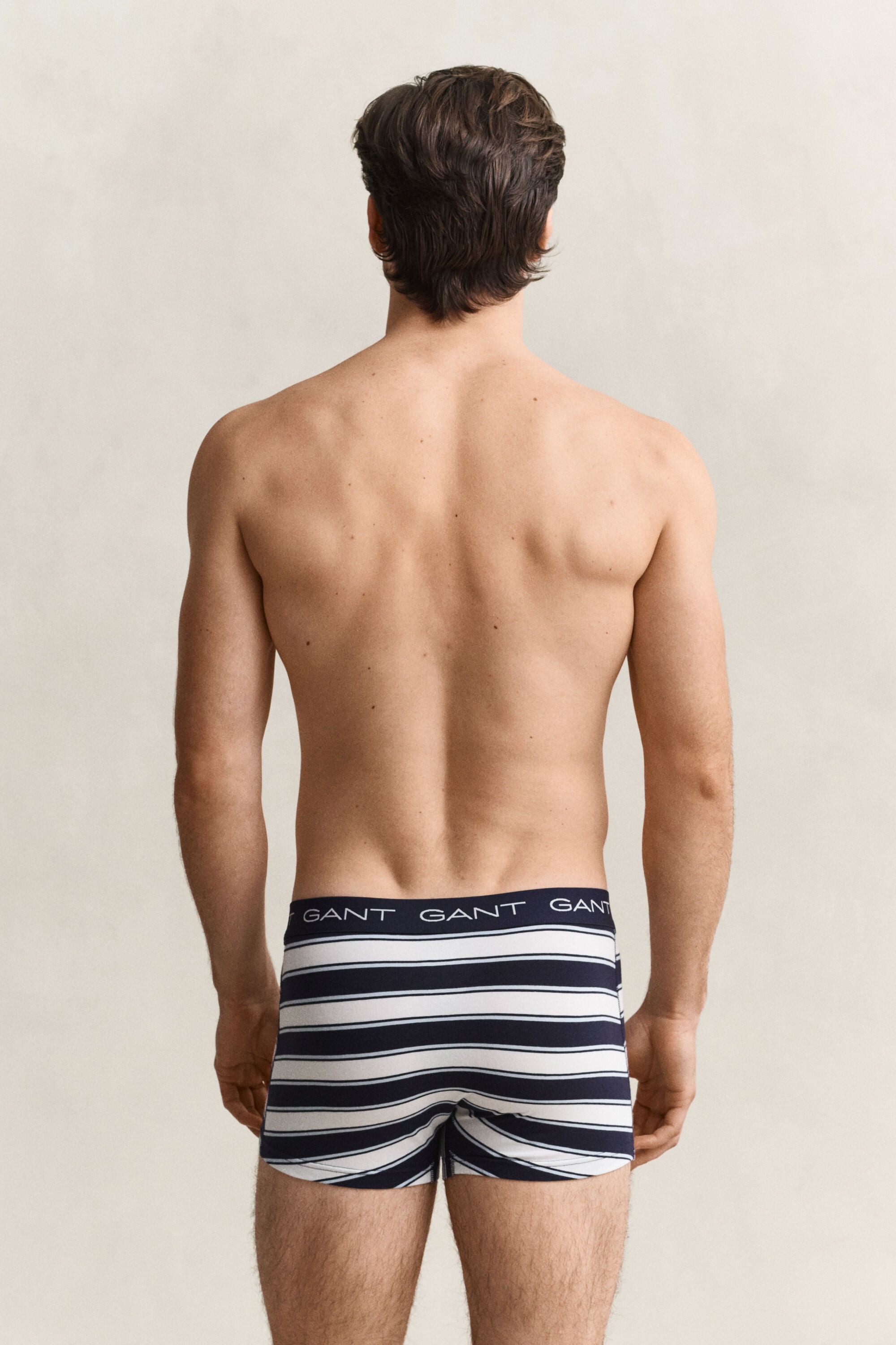 Set van drie gestreepte boxershorts