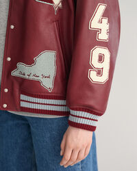 Leren GANT Varsity Jacket