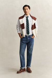 Slim Fit Classic overoverhemd van poplin